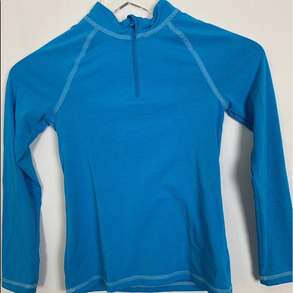 REI 1/4 Zip up kids S Blue